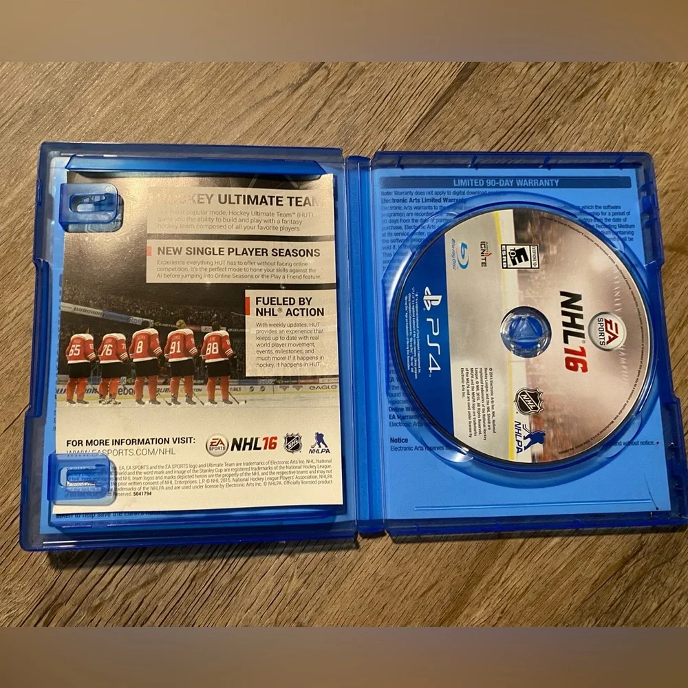 NHL 2016 PlayStation 4 game